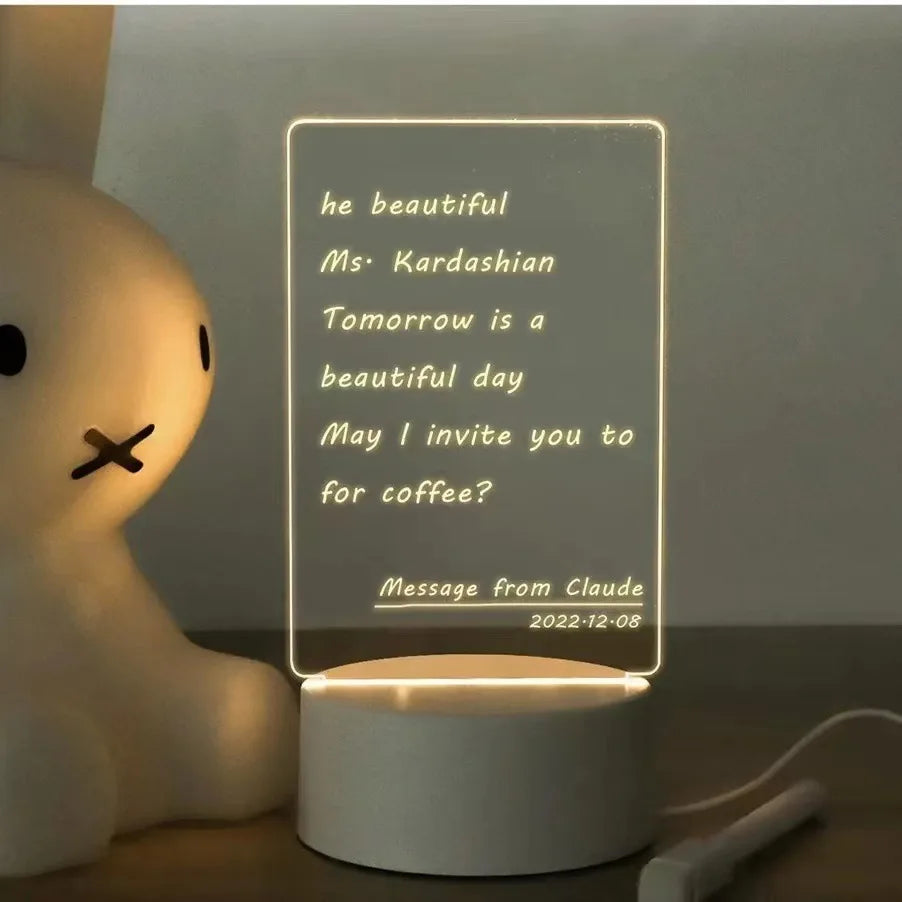 GlowWrite LED Message Lamp